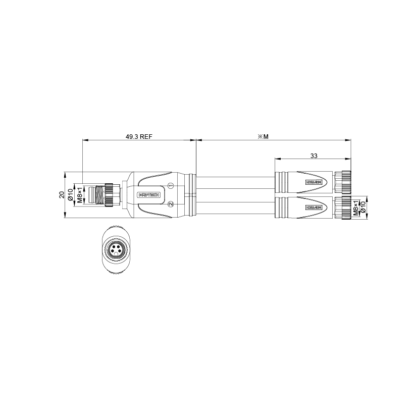 Y-SAM4-2SAF4-2-2/C00/PAR