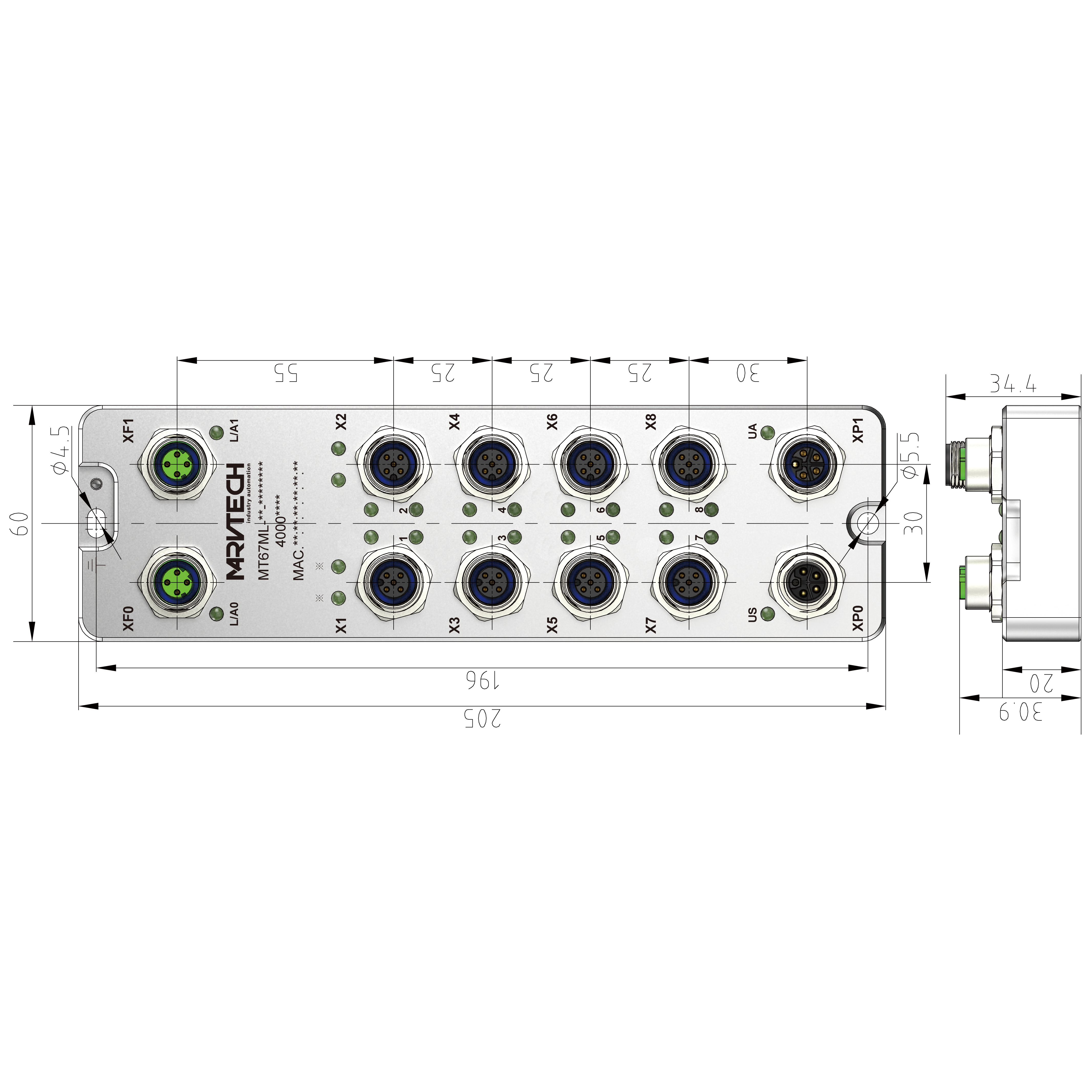 MT67ML-EC-DIO16N-0.5A